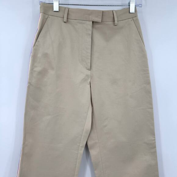 Vintage Lilly Pulitzer Chino Pants Tuxedo Side Stripe Straight Leg Womens Sz 2 - Picture 5 of 11